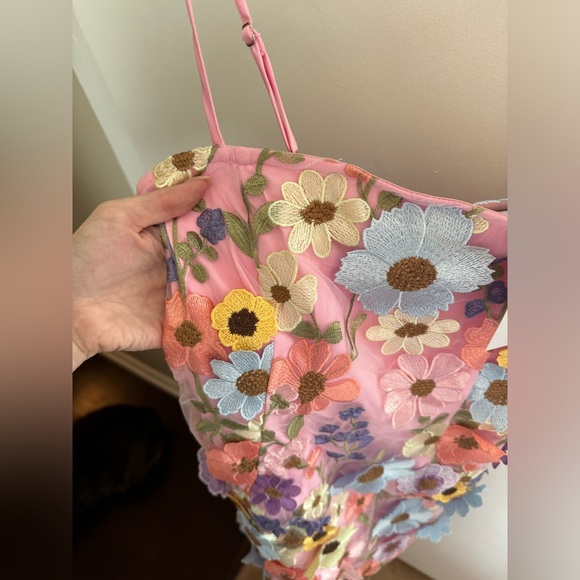 NWT Angel Lane | Small 3D Flower Dress - Picture 12 of 13